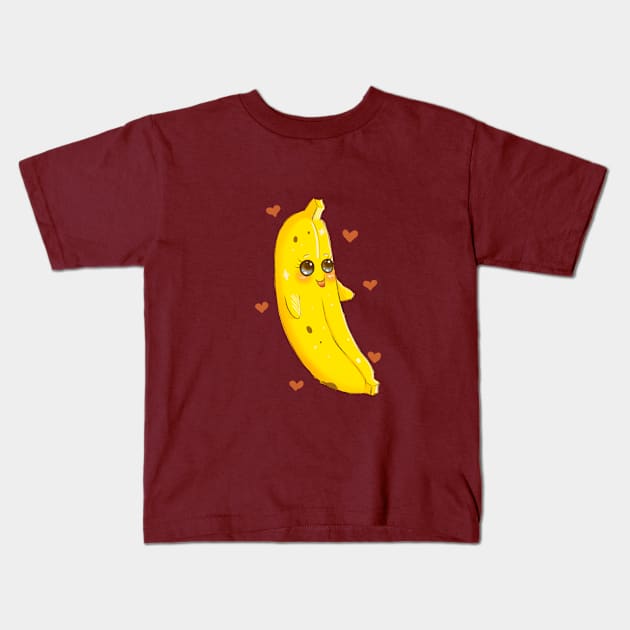 BANANA LOVER Kids T-Shirt by ZolliStore